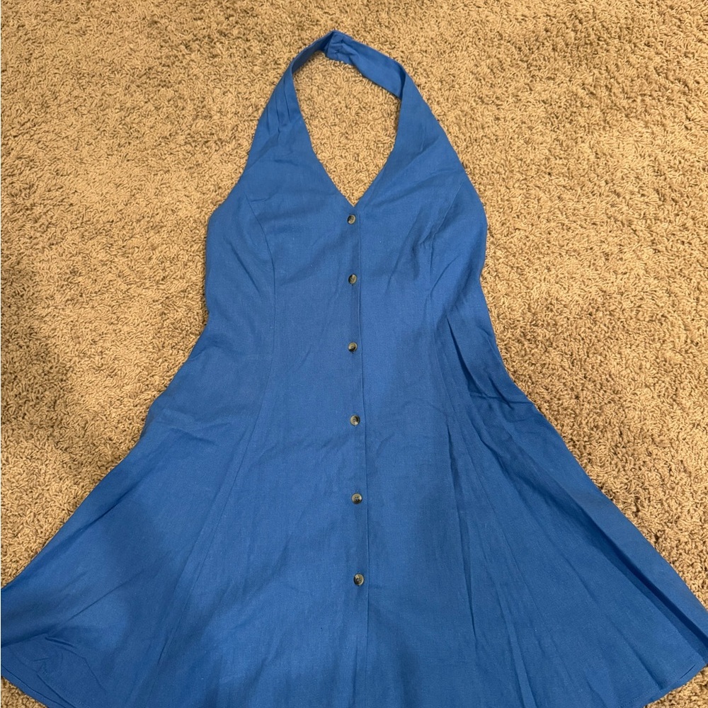 Rolla’s Blue Halter Dress